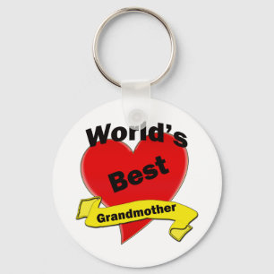 World's Best Grandmother Key Ring