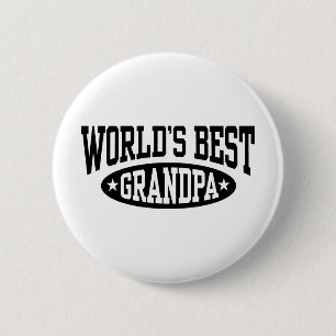 World's Best Grandpa 6 Cm Round Badge