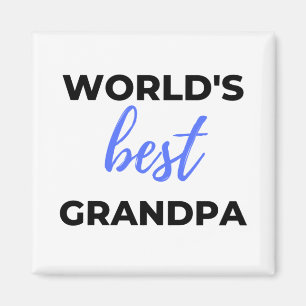 World's Best Grandpa bl Magnet