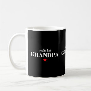 Worlds Best Grandpa Custom Gift For Grandfather Coffee Mug