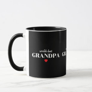 Worlds Best Grandpa Custom Gift For Grandfather Mug