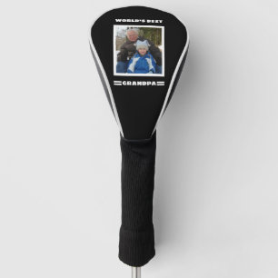 World's Best Grandpa Custom Photo Personalised Golf Head Cover