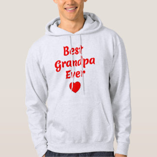 World's Best Grandpa Ever (Love Heart, Great Gift) Hoodie