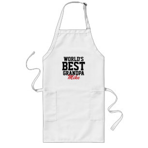 World's Best Grandpa Father's Day Grilling Apron