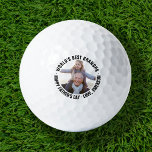World's Best Grandpa Father's Day Photo Golf Balls<br><div class="desc">Custom printed golf balls personalised with your special photo and custom text to make a one of a kind Father's Day gift. Use the design tools to customise the Happy Father's Day message or add more photos to create your own unique Father's Day gifts for dad and grandpa!</div>