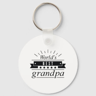 World's Best Grandpa Key Ring