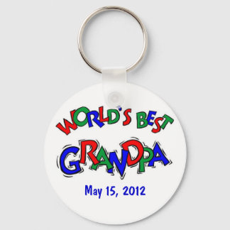 World's Best Grandpa Key Ring