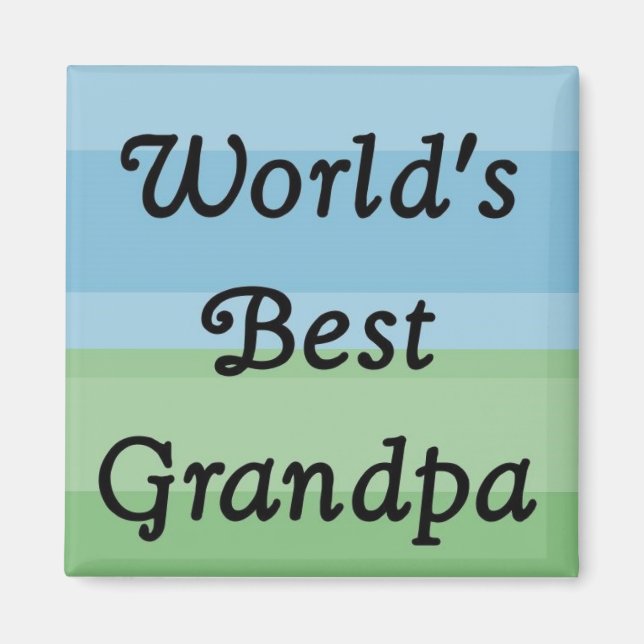 world's best Grandpa magnet (Front)