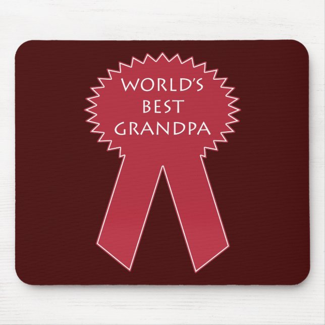 World's Best Grandpa Mouse Pad (Front)