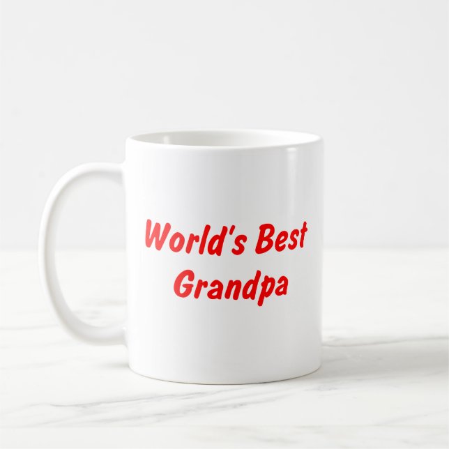 World's Best Grandpa Mug (Left)