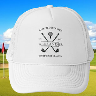 World's Best Grandpa Name Golf Hat
