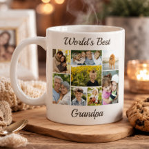 World's Best Grandpa Photo Collage