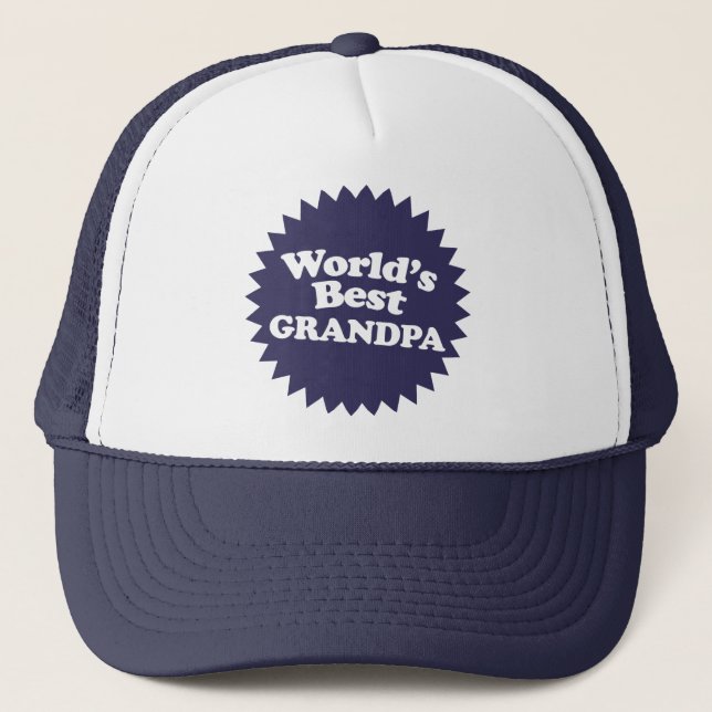 World's Best Grandpa Trucker Hat (Front)