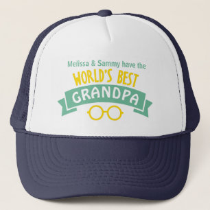World's Best Grandpa Trucker Hat