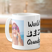World's Best Grandpa Two Photos Personalised