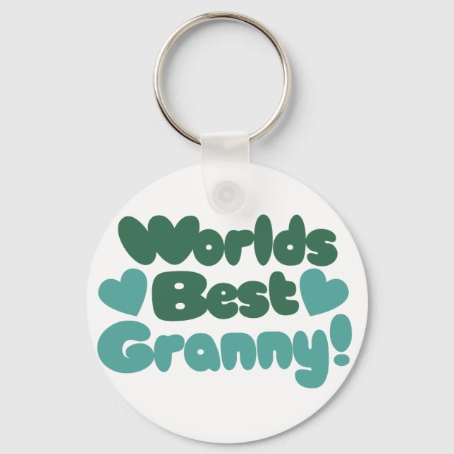 Worlds Best Granny Key Ring (Front)
