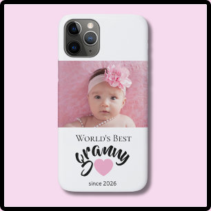 Worlds Best Granny Since Year Photo Cute iPhone 11 Pro Case