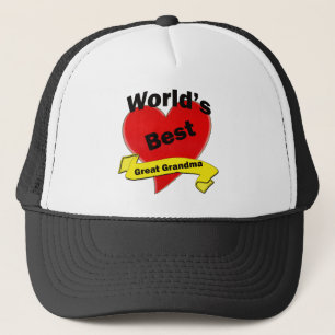 World's Best Great Grandma Trucker Hat