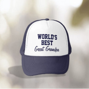 World's best great grandpa cap/ hat