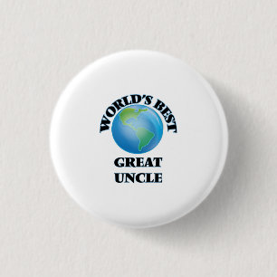 World's Best Great Uncle 3 Cm Round Badge