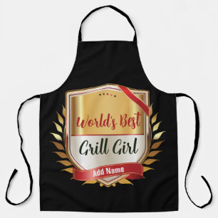 World's Best Grill Girl Apron