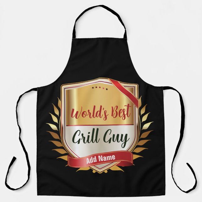 World's Best Grill Guy Apron (Front)