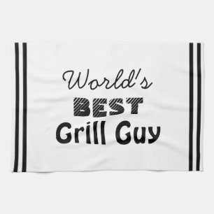 World's Best Grill Guy  Tea Towel