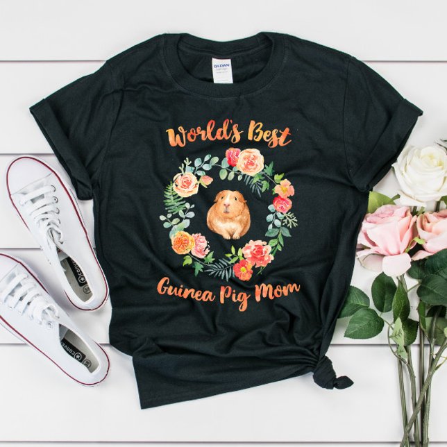 World's Best Guinea Pig Mum T-Shirt (Creator Uploaded)