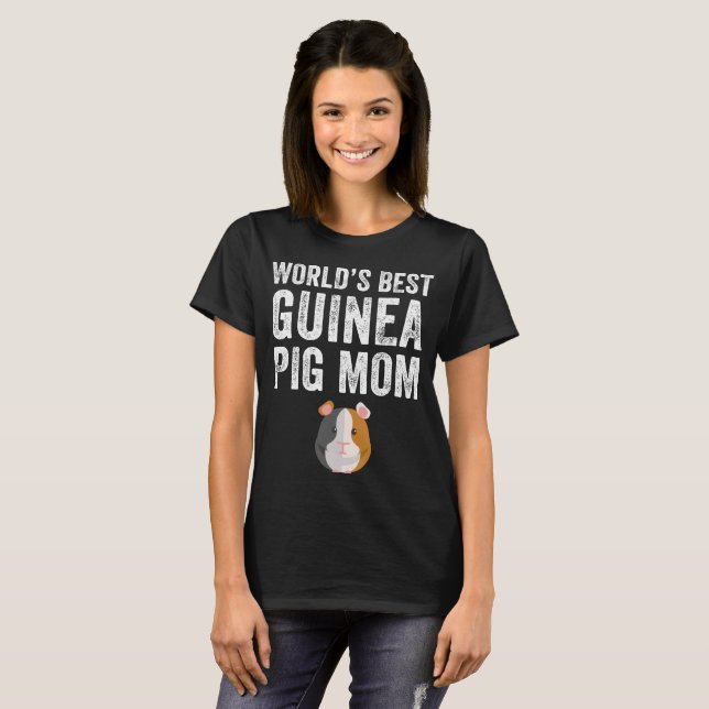 World's best guinea pig mum T-Shirt (Front Full)