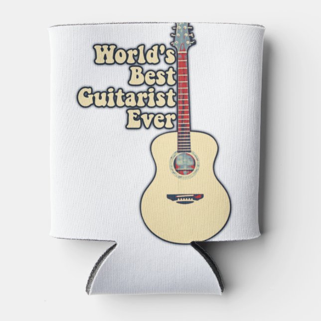 World's best guitarist ever. motivational quotes can cooler (Front)