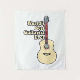 World's best guitarist ever. motivational quotes tapestry