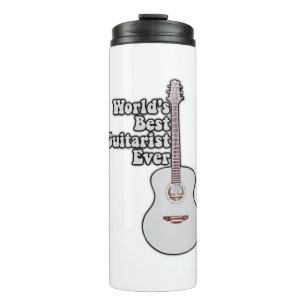 World's best guitarist ever. vintage colourful thermal tumbler