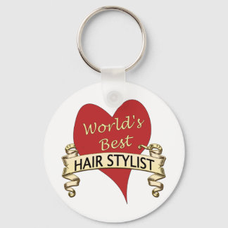 World's Best Hairstylist Key Ring