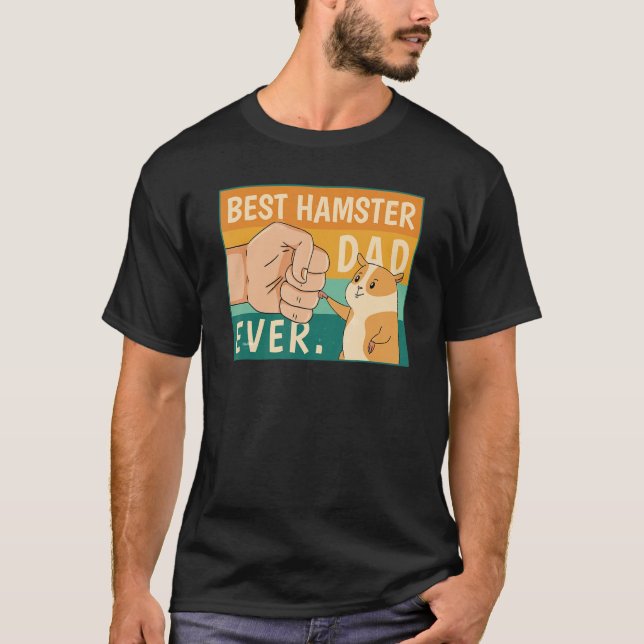 World's Best Hamster Dad Costume For Animal Lovers T-Shirt (Front)