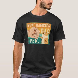 World's Best Hamster Dad Costume For Animal Lovers T-Shirt
