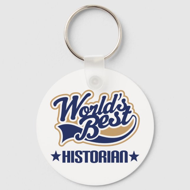 Worlds Best Historian Key Ring (Front)