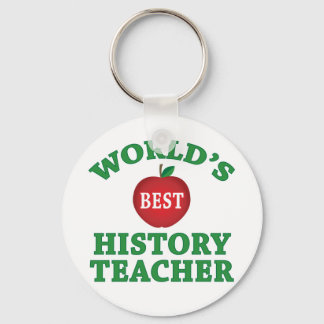 World's Best History Teacher Key Ring