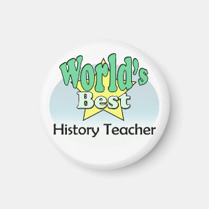 World's Best History Teacher Magnet