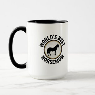 Worlds best horse mum mug