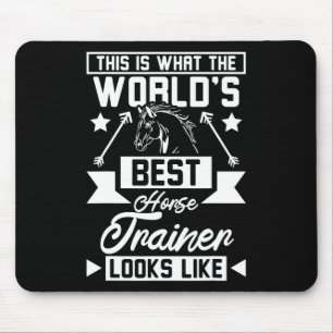 World's Best Horse Trainer 1 Mouse Pad