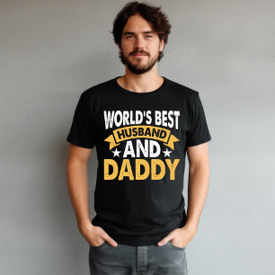World's best husband and dad gift for father's day T-Shirt