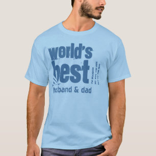 World's Best Husband and Dad X10 T-Shirt