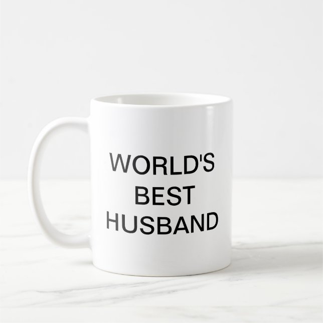 World's best HUSBAND Coffee Mug (Left)