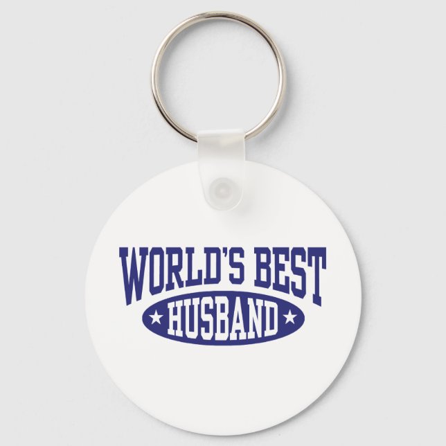 World's Best Husband Key Ring (Front)
