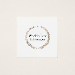 World's Best Influencer T-Shirt Funny Content Crea