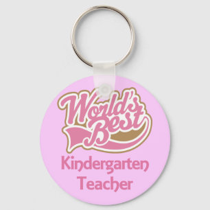 Worlds Best Kindergarten Teacher Key Ring