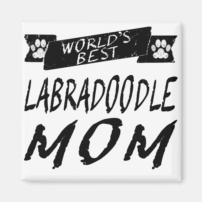 World's Best Labradoodle Mum Magnet (Front)