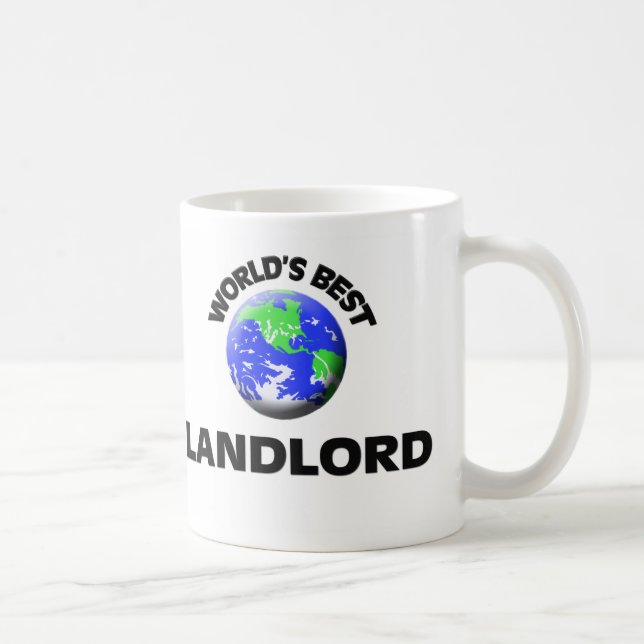 World's Best Landlord Coffee Mug (Right)
