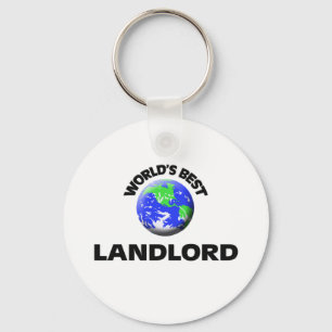 World's Best Landlord Key Ring
