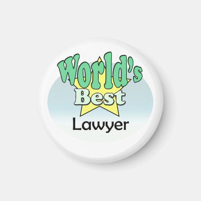 World's Best Lawyer Magnet (Front)